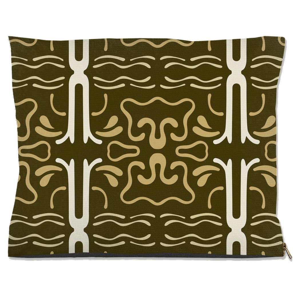 DogBed-Outdoor-40x50-20251103205005810-Earth-toned pet bed with abstract tan and cream geometric pattern