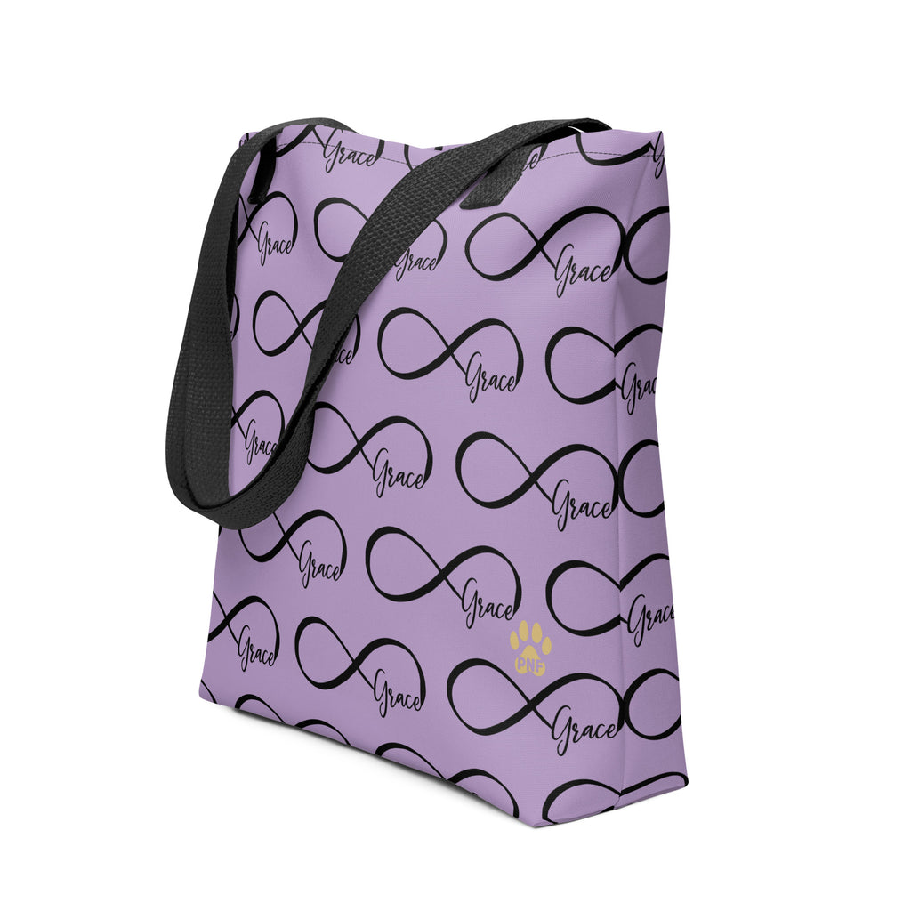 Infinite Grace All Over Print Totebag Product mockup