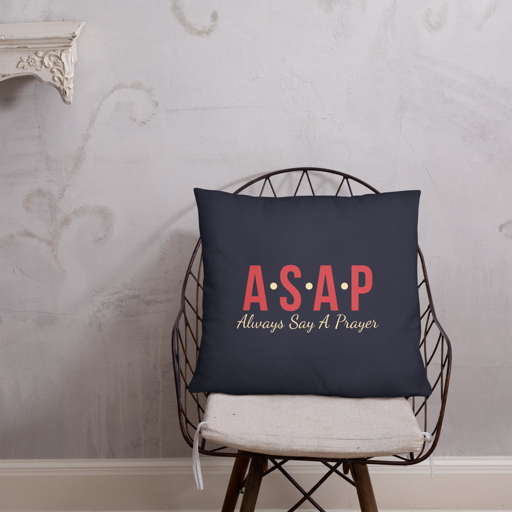 Polyester accent throw pillow product markup