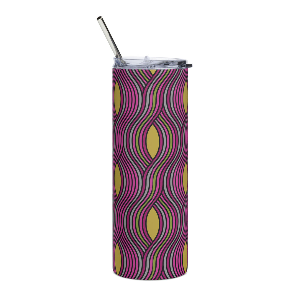 Retro design stainless steel tumbler