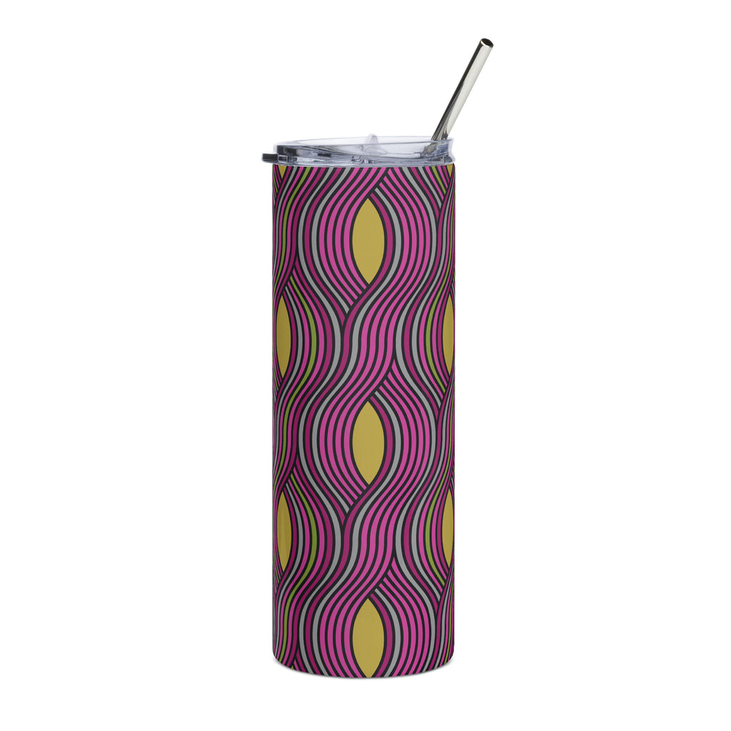 Retro design stainless steel tumbler